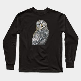 Great Gray Owl Long Sleeve T-Shirt